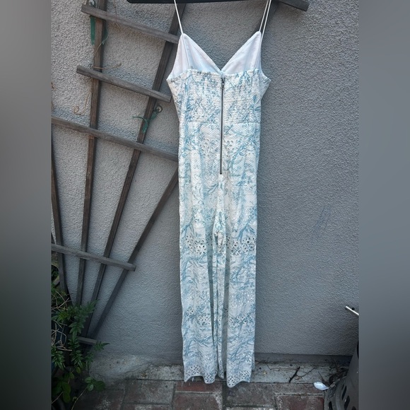 Alice and Olivia Shanti Printed Eyelet Jumpsuit - Picture 9 of 11